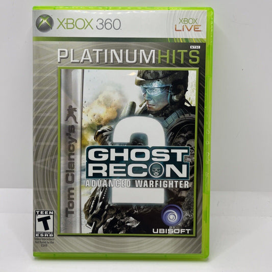 Tom Clancy's Ghost Recon: Advanced Warfighter 2 (Microsoft Xbox 360, 2007)