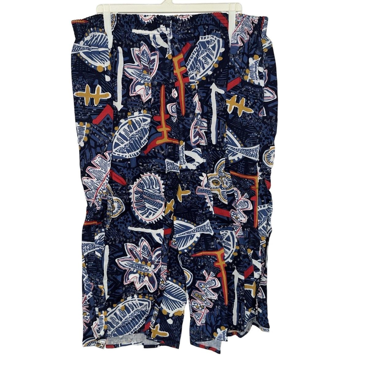 Angderson Size Large Short Sleeve Shirt And Bermuda Shorts Set 100% Rayon
