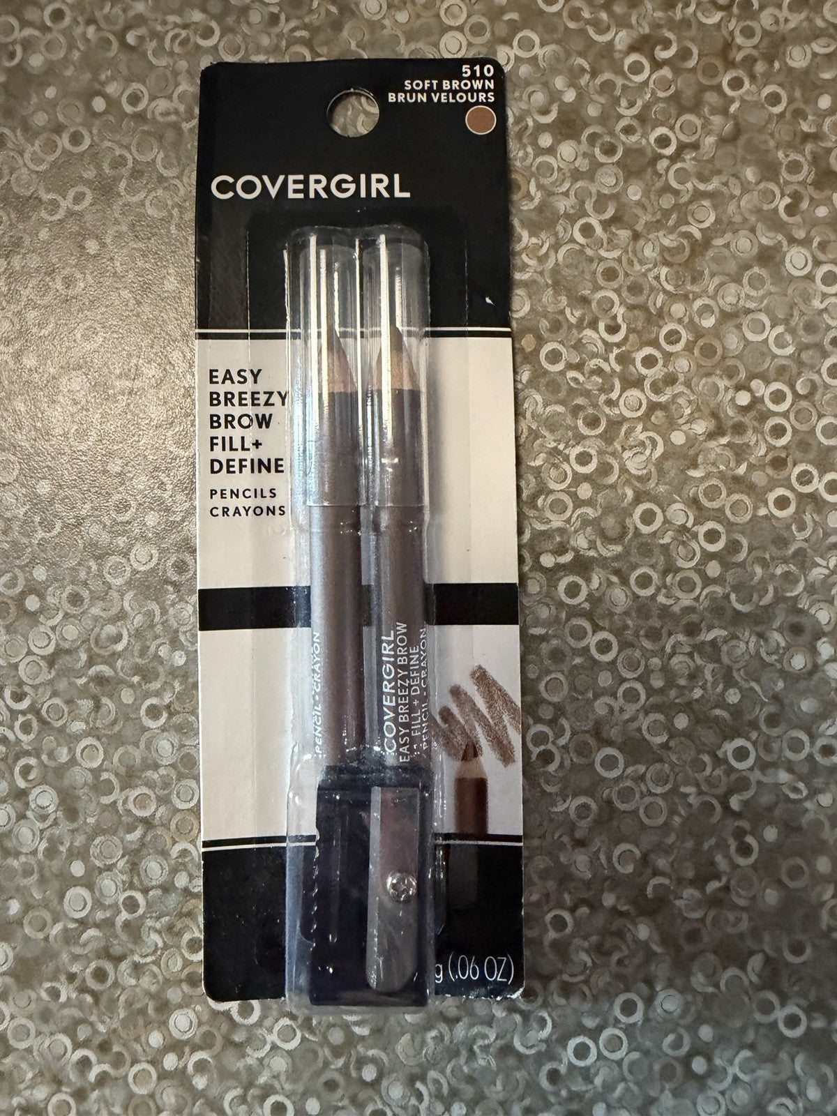 Covergirl Breezy Brow Fill & Define Pencil with Sharpener #510 Soft Brown