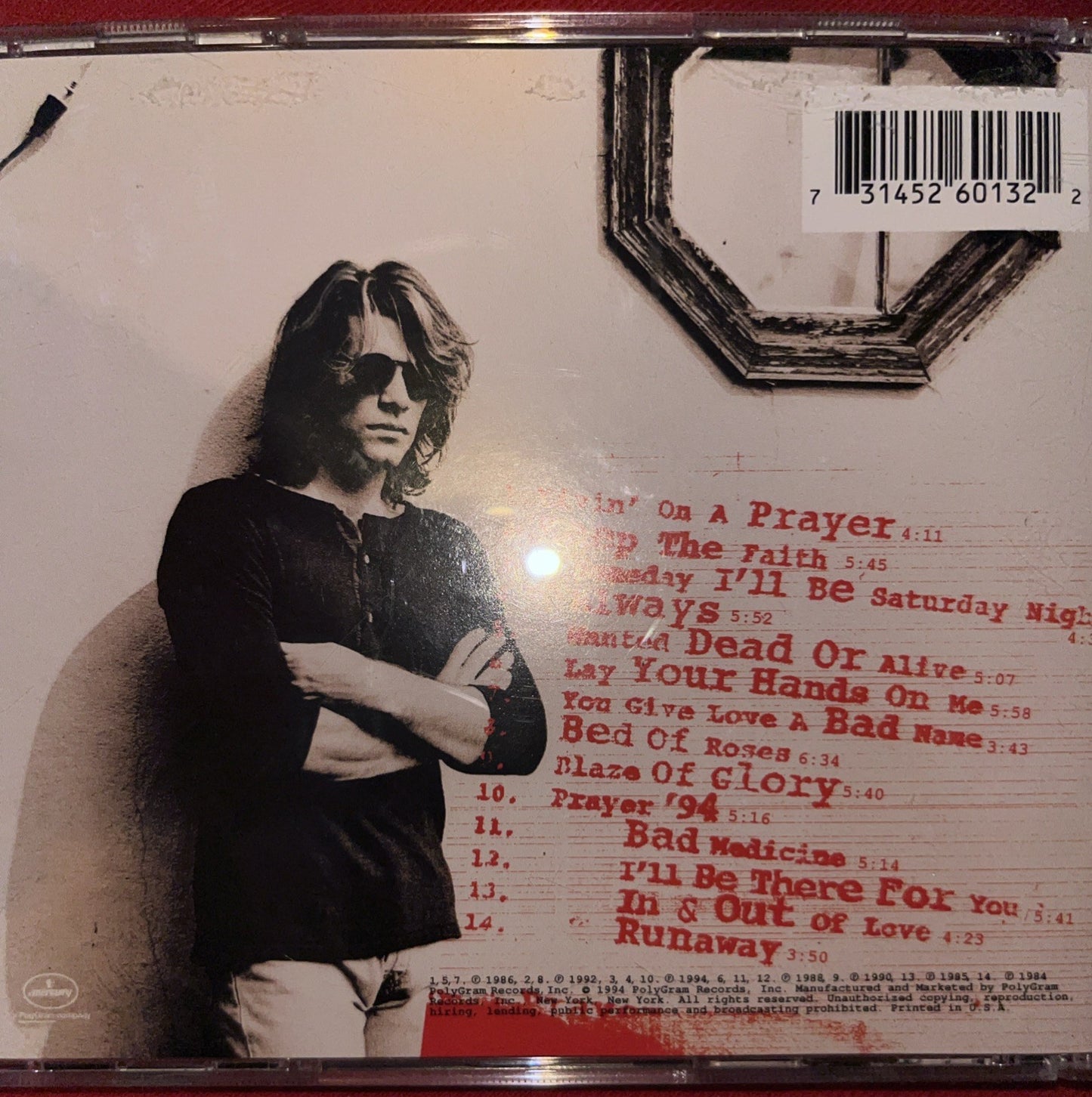 Cross Road by Bon Jovi (CD, 1994) New