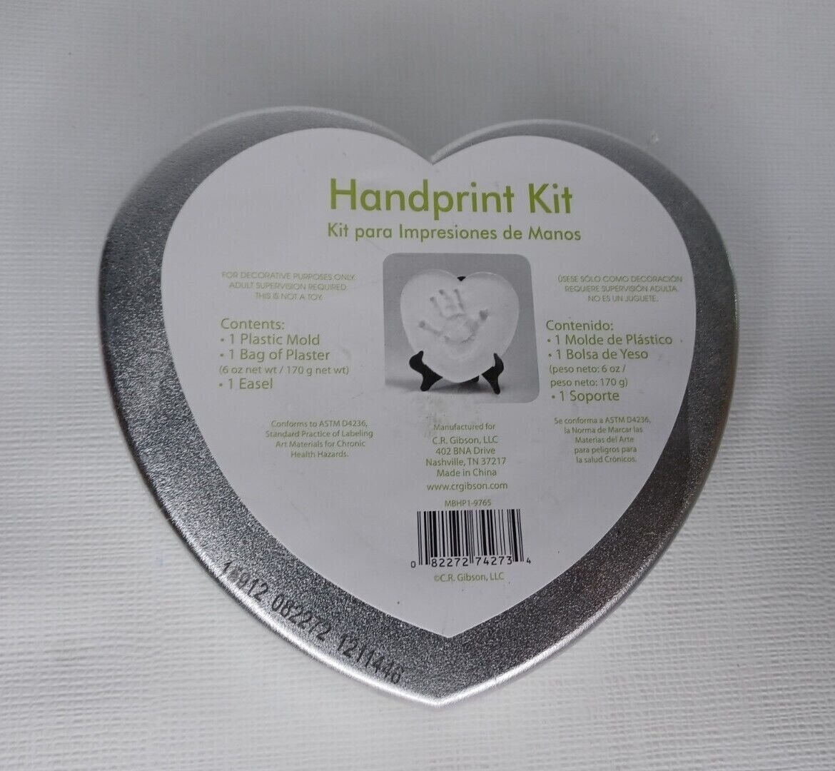 Baby's Handprint Kit with plaster and display - Brand New