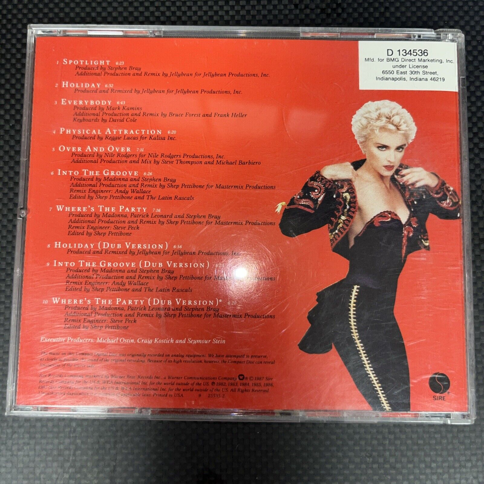 You Can Dance by Madonna (CD, 1990) Tested.  Disc And Artwork Are Annotated