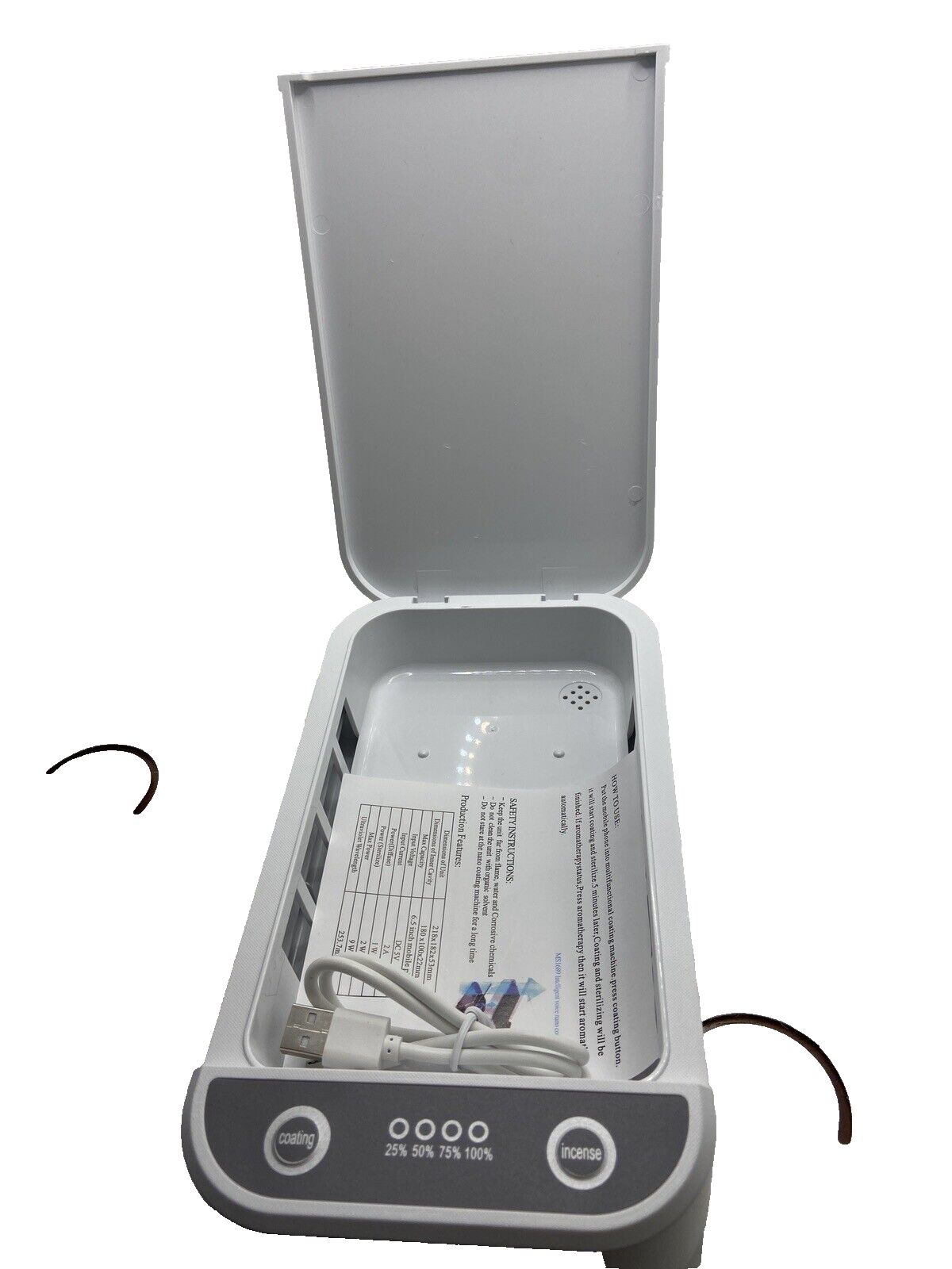 UV Phone Sterilizer, Portable UVC Light Cell Phone Sanitizer, Smartphone Cleane