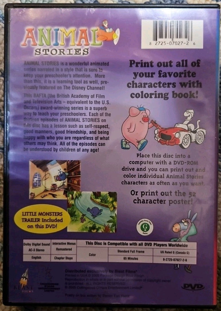 Animal Stories - Animals Ahoy (DVD, 2005) New Sealed