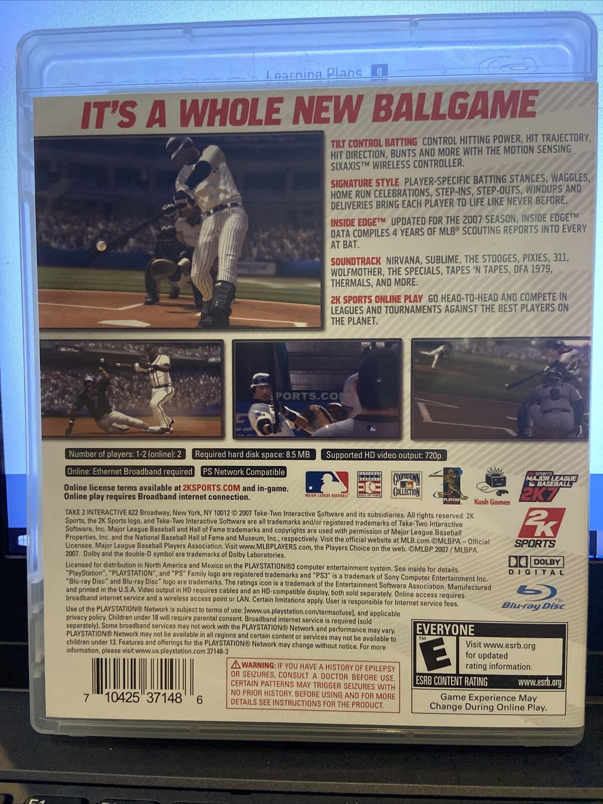 Major League Baseball 2K7 - 2K Sports - PlayStation 3 PS3 Complete Tested