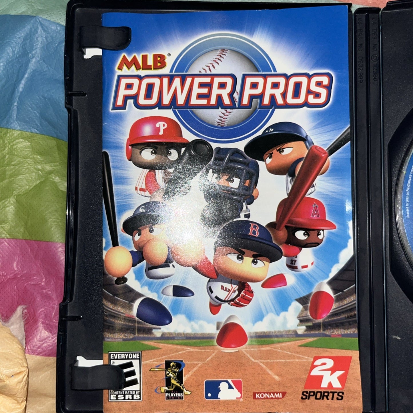 MLB Power Pros (PS2) Tested. Minor Insert Wear. No Scratches. Tested. W/Manual