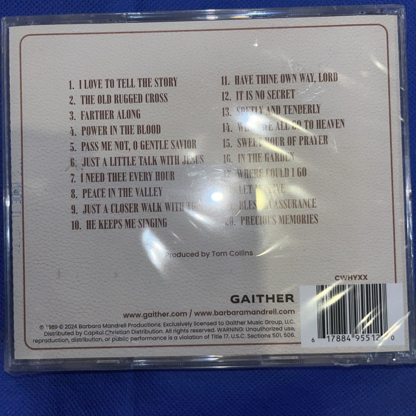 Precious Memories: 20 Hymns and Gospel Classics by Mandrell, Barbara (CD, 2024)