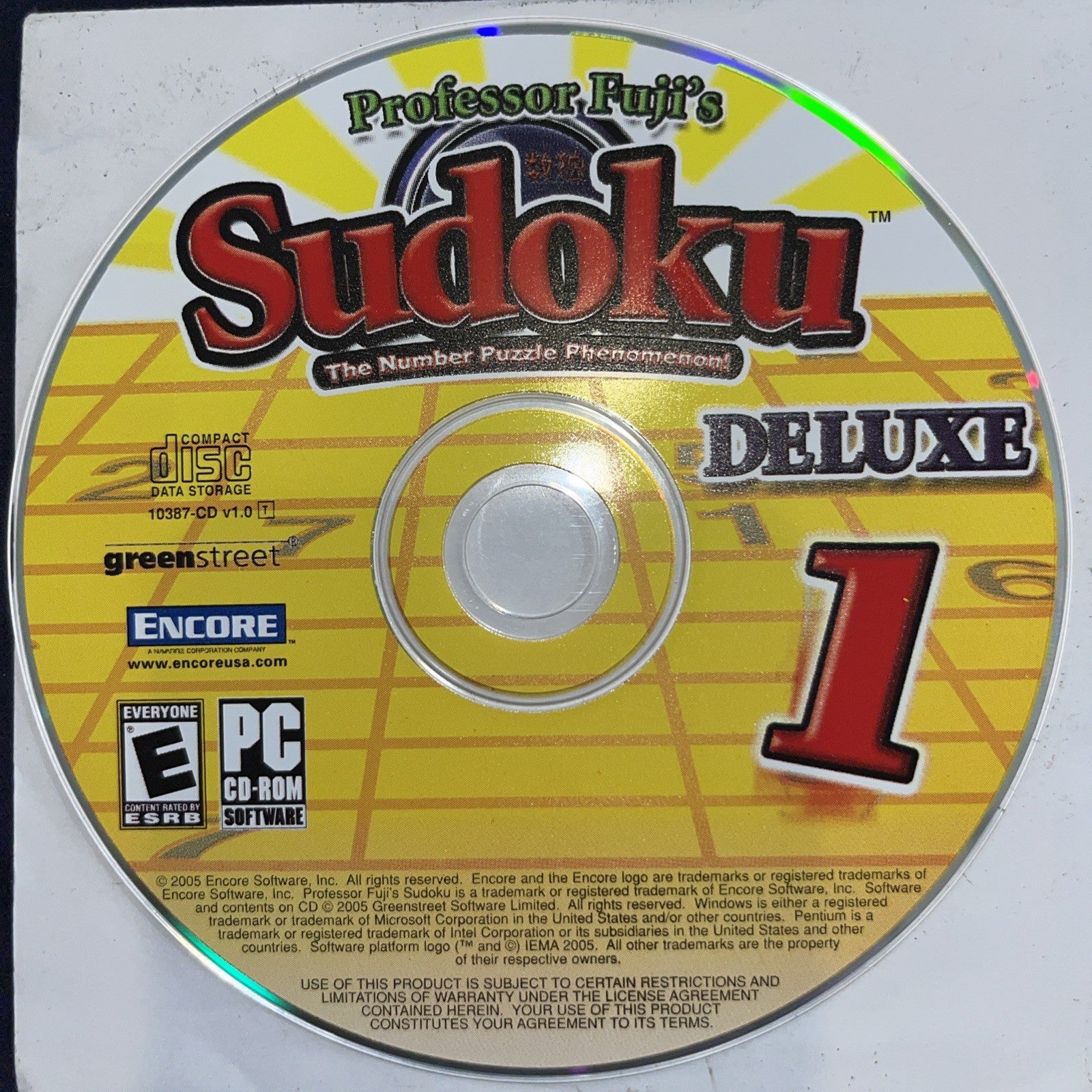 Professor Fuji's Sudoku Deluxe (PC, 2005)