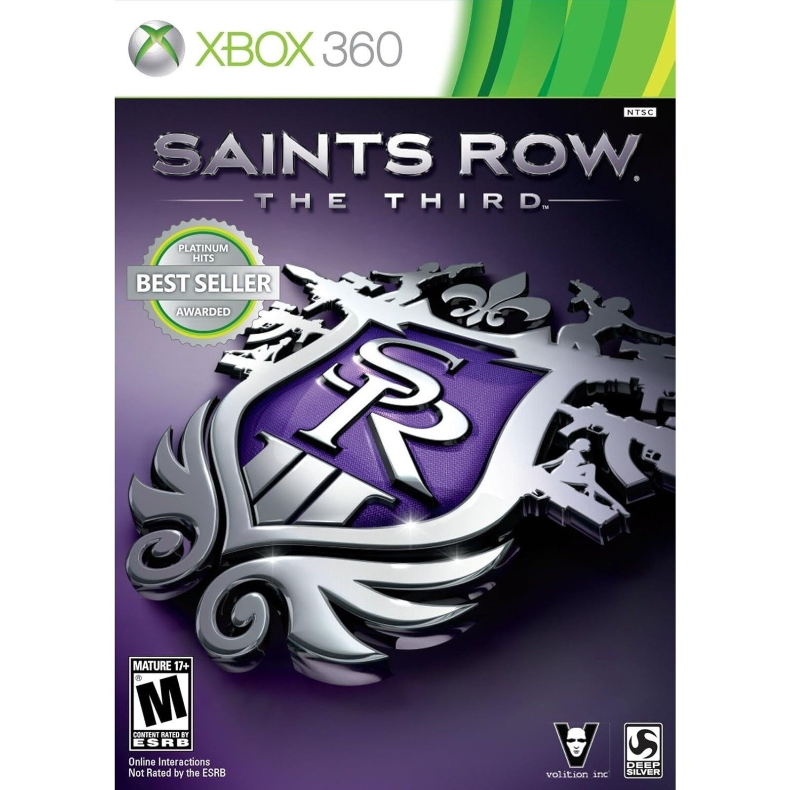 Saints Row: The Third - Xbox 360 - CIN. New Case. Tested. No Scratches. Resealed