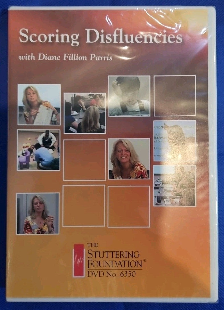 NEW Scoring Disfluencies  (DVD) Diane Parris count speech 