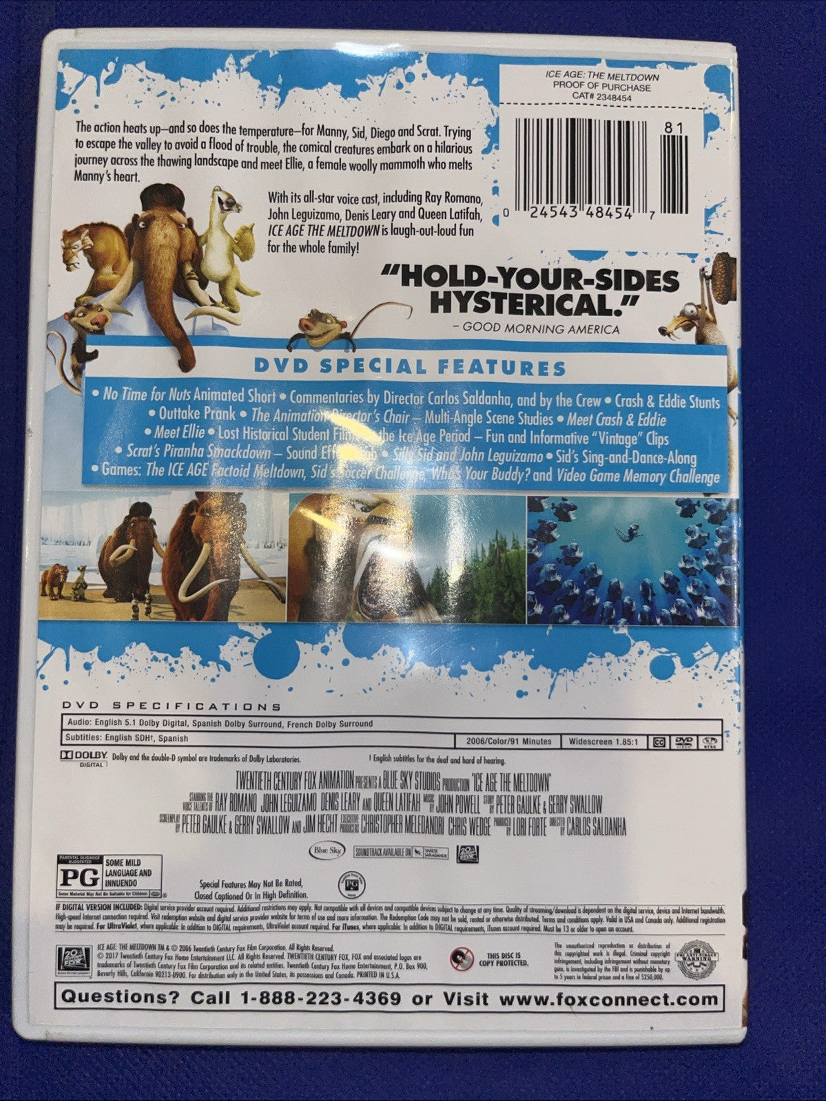 Ice Age The Meltdown DVD. Sealed