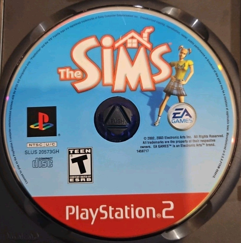 Sims Greatest Hits (PS2) Tested. No Scratches. W/Manual. New Case. Resealed