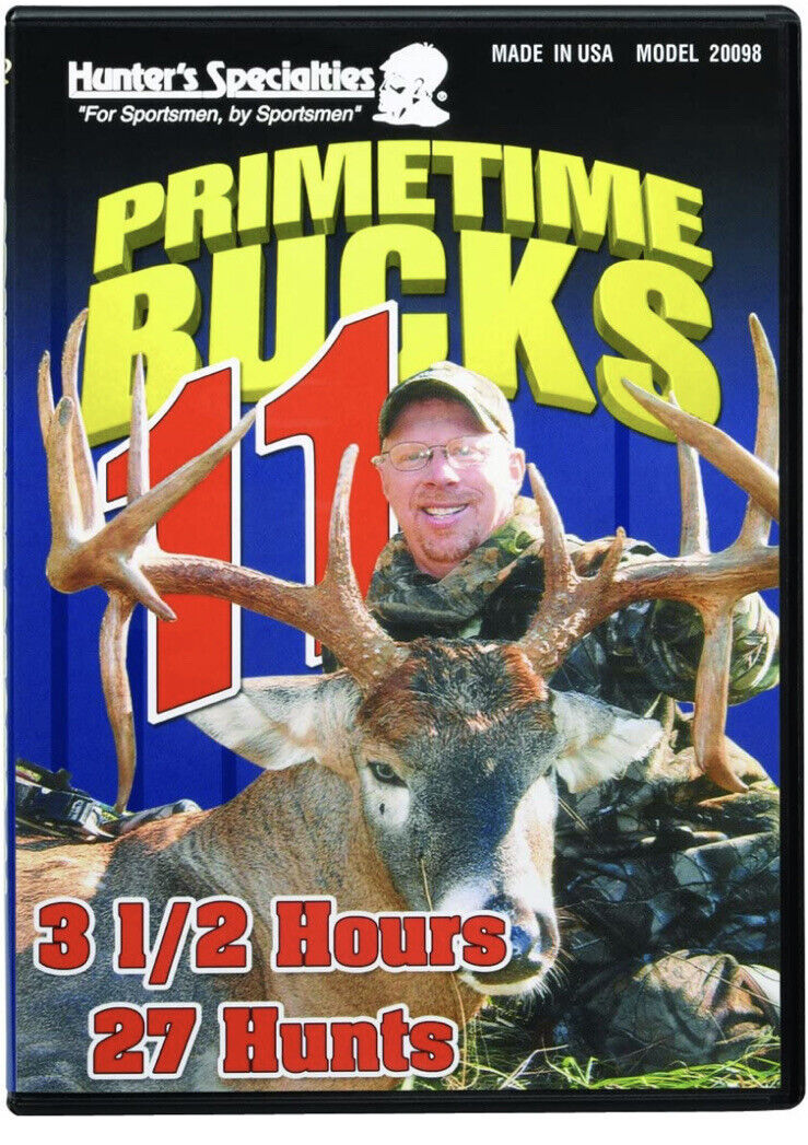 Primetime Bucks 11 (DVD, Hunter’s Specialties) 27 hunts 3.5 Hours