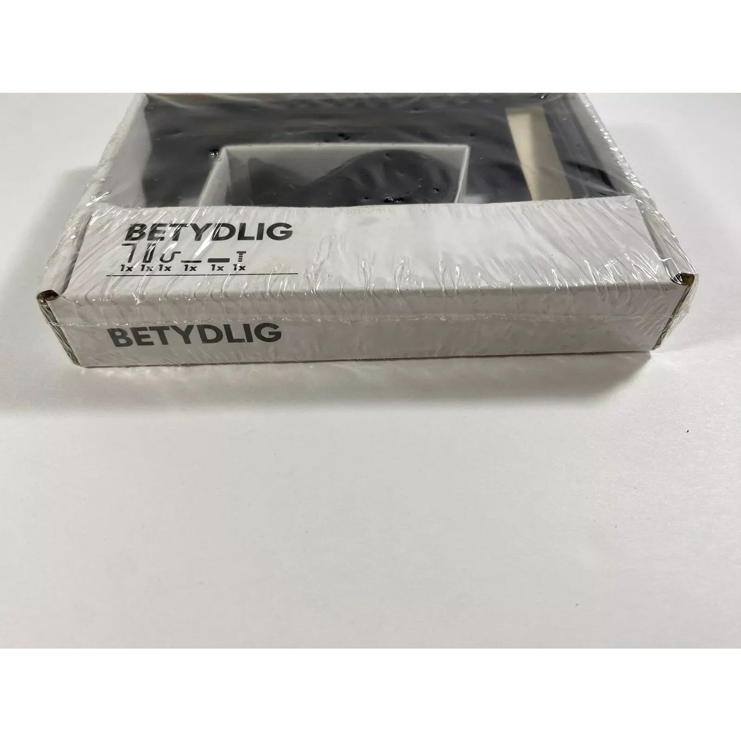 IKEA Betydlig Wall Ceiling Curtain Rod Bracket Black Model 602.172.28 - SEALED