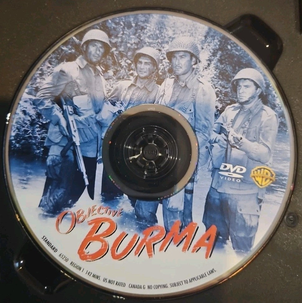 Objective Burma! (DVD, 1945) Remainder Mark. Tested. 
