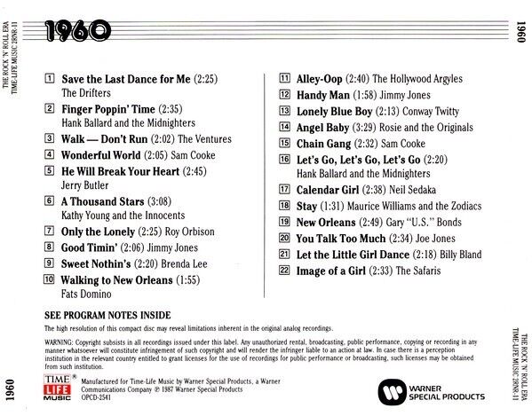 1960 The Rock 'n' Roll (CD) new