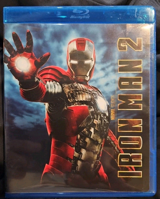 Iron Man 2 (Blu-ray Disc, 2010) New. No Digital Download
