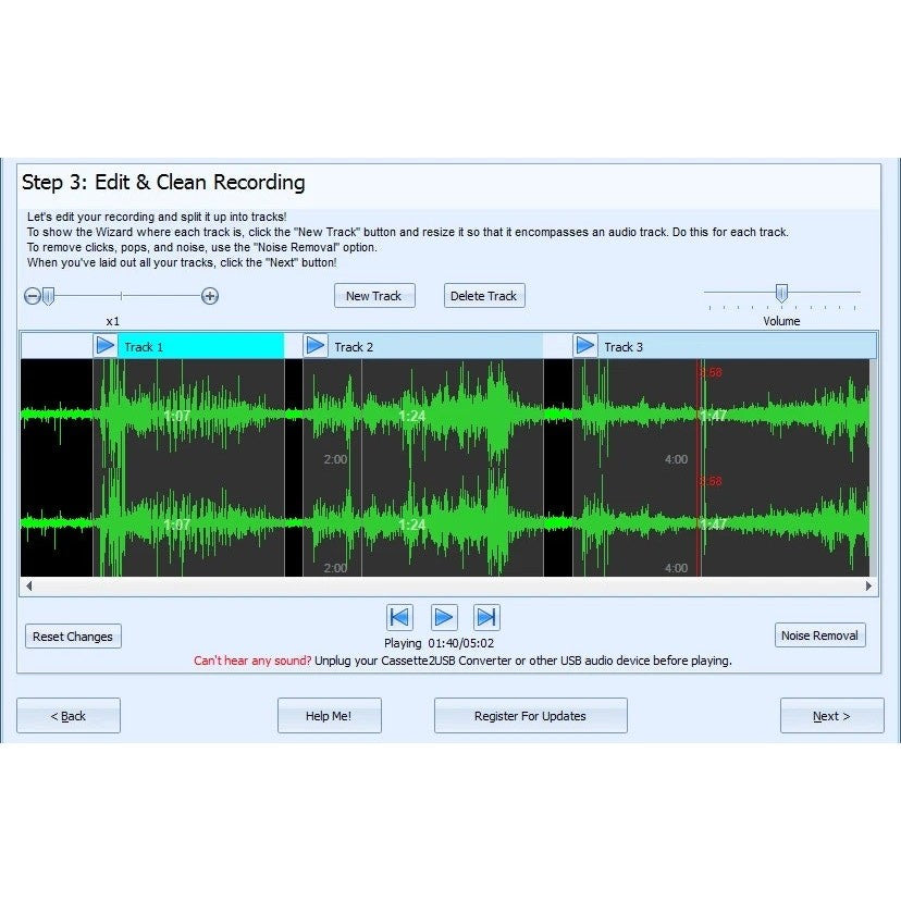 USB Cassette Tape To MP3 Converter & Audacity Software