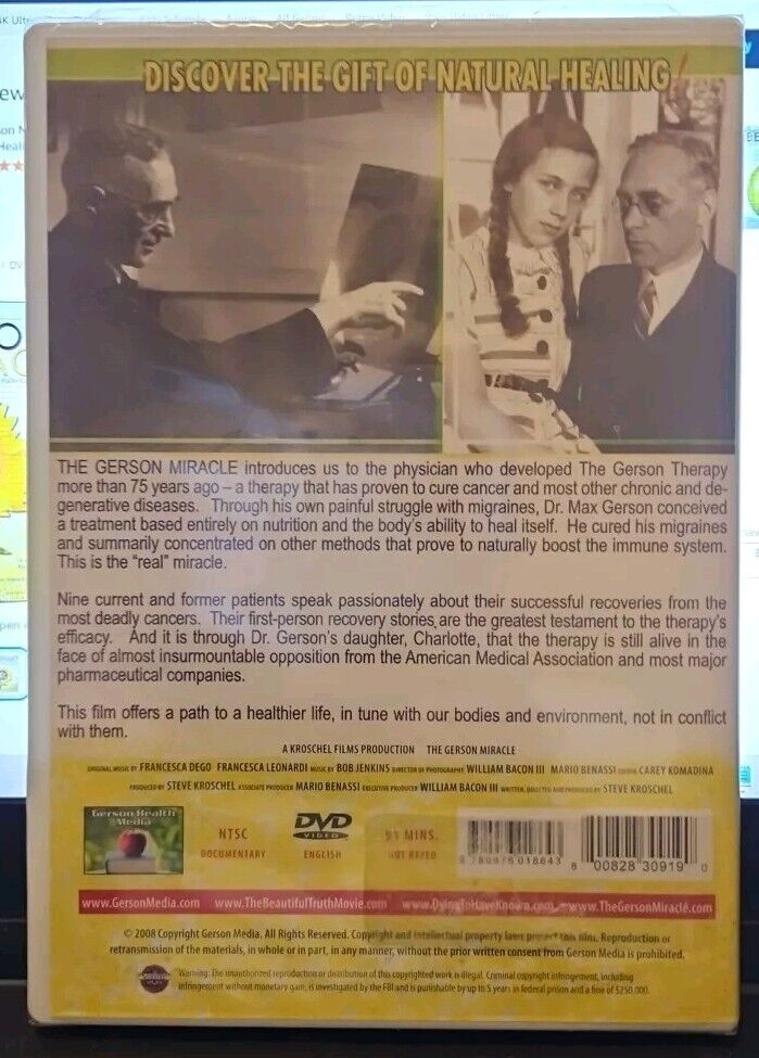 The Gerson Miracle    DVD