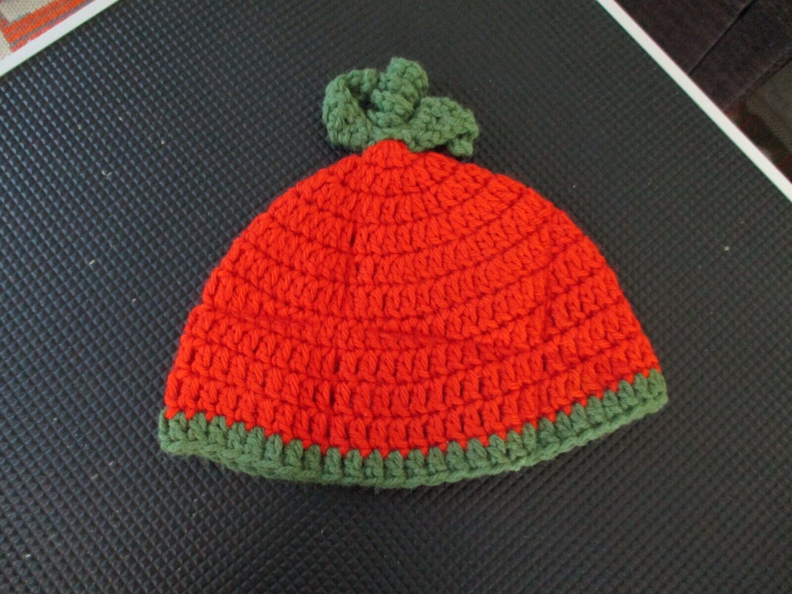 Pumpkin Baby Knitted Hat Handmade