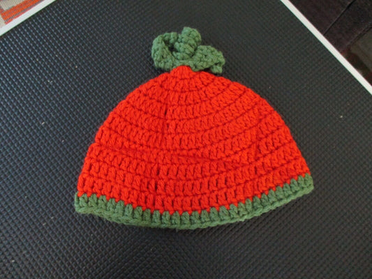 Pumpkin Baby Knitted Hat Handmade