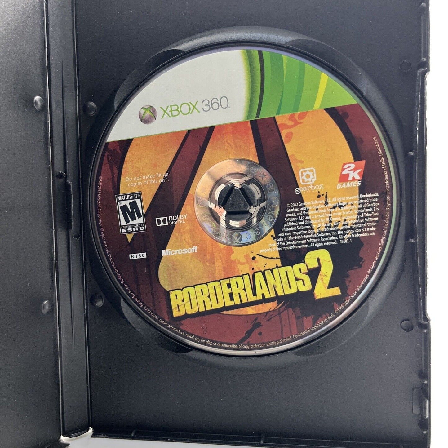 Borderlands 2 -- Game of the Year Edition (Microsoft Xbox 360, 2013)