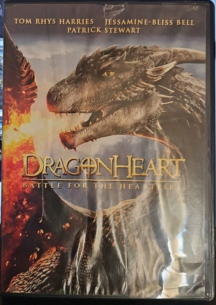 Dragonheart: Battle for the Heartfire (DVD) Tested. New Case. Damaged Liner