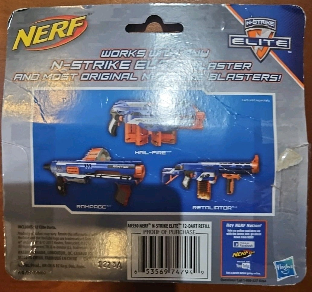 Nerf A0350 N-Strike Elite Refill Pack - Pack of 12