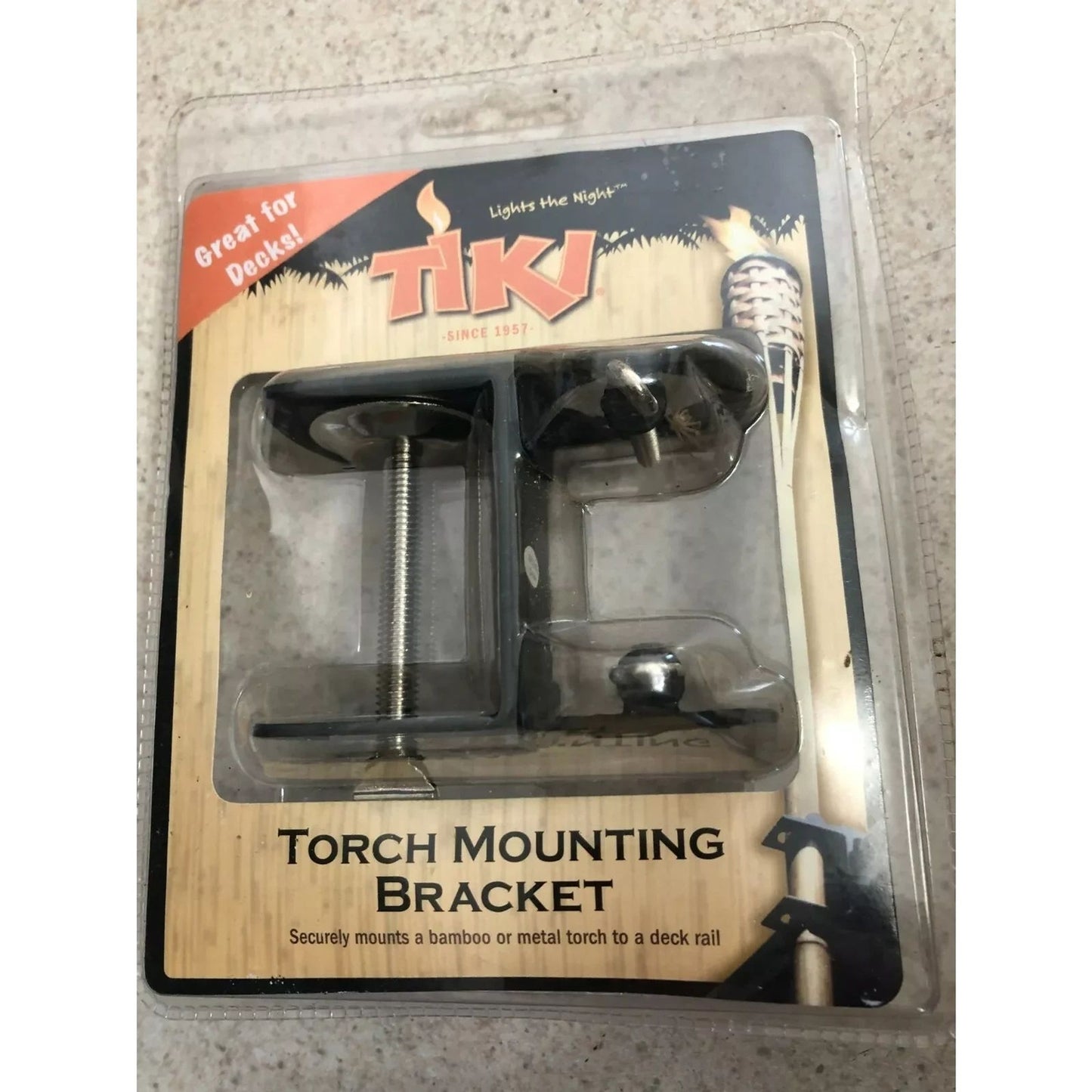Tiki Torch Mounting Bracket - Factory Sealed
