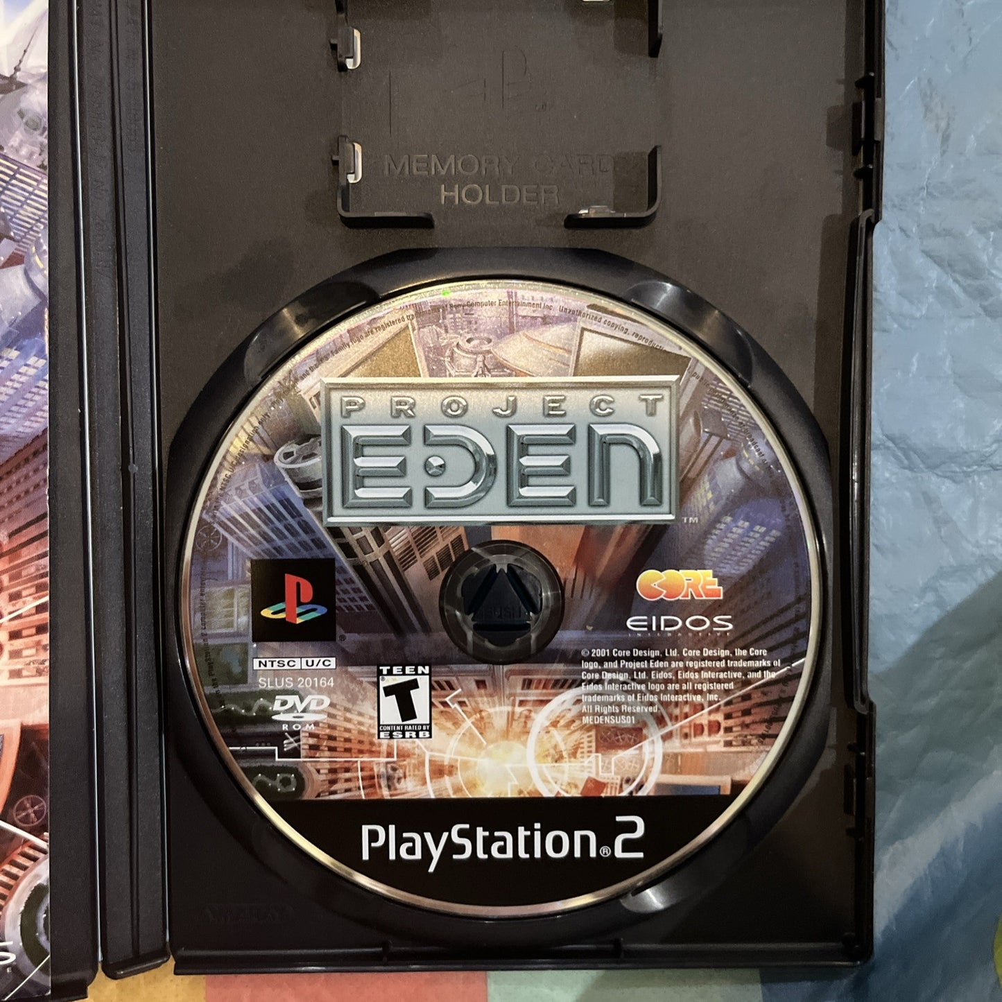 Project Eden (PS2) Tested. Manual + Reg Card. Original Case