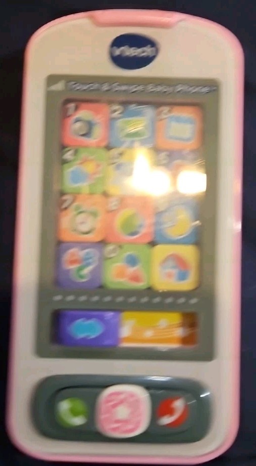 VTech Touch and Swipe Baby Phone Pink