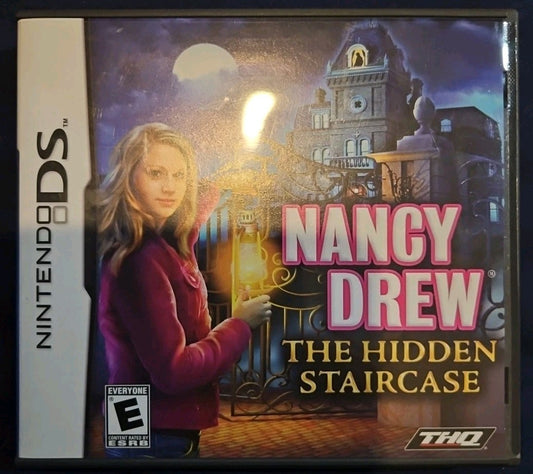 Nancy Drew: Hidden Staircase (Nintendo DS) No Game. Case + Artwork