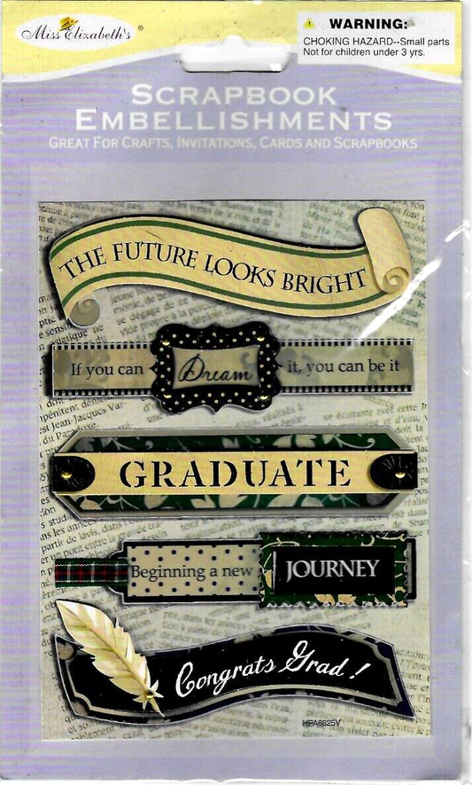 Miss Elizabeth's Scrapbook Embellishments - Graduation Celebration