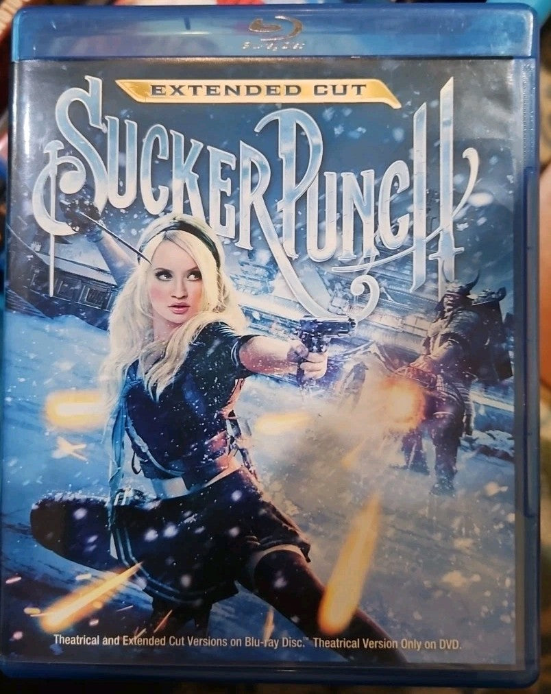 Sucker Punch (Blu-ray Disc, 2011, 2-Disc Set, Extended Cut) No Digital Download