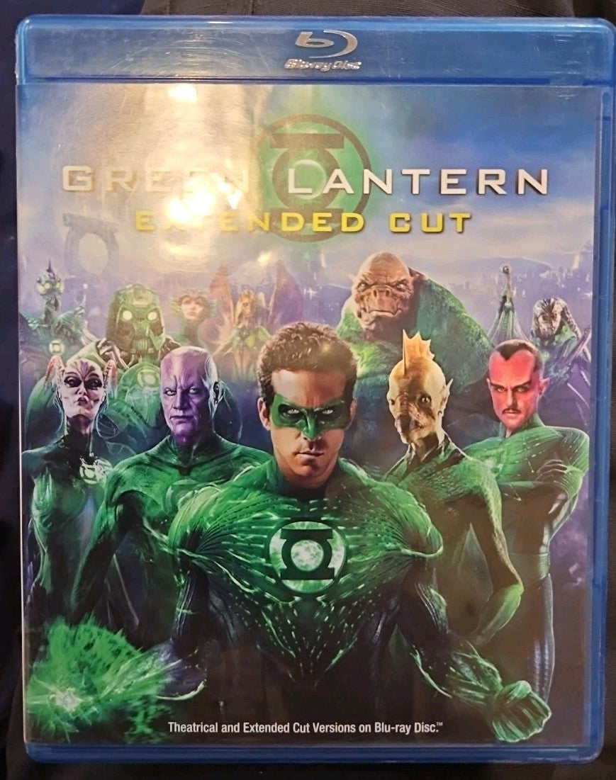 Green Lantern (Extended Cut) (Blu-ray, 2011) New. No Digital Download