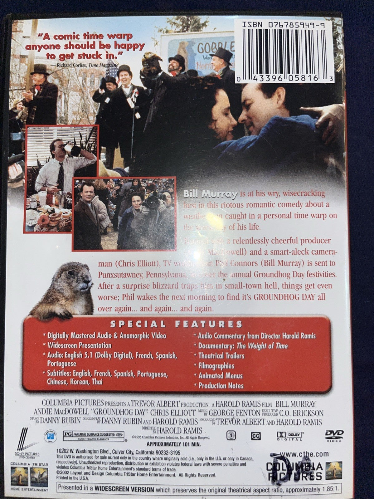 Groundhog Day (DVD, 1993) Sealed