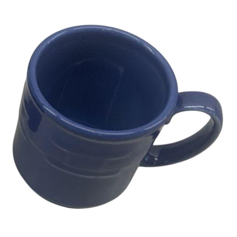 Longaberger Pottery Blue Cornflower Woven Traditions Coffee Mug Made in USA
