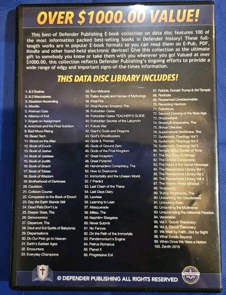 Defender Publishing (DVD) Over 100 Best Selling Defender E-Books
