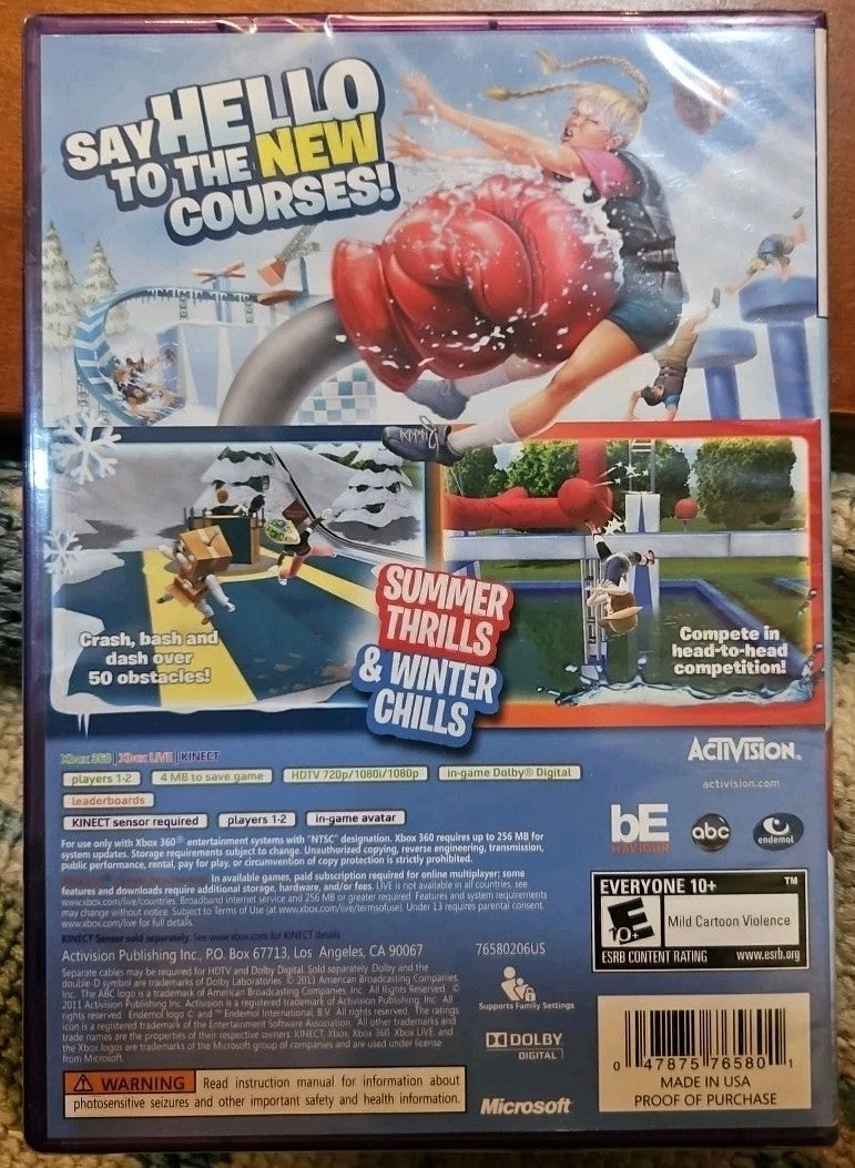 Wipeout 2 (Microsoft Xbox 360, 2011) Tested. No Scratches. New Case. Resealed