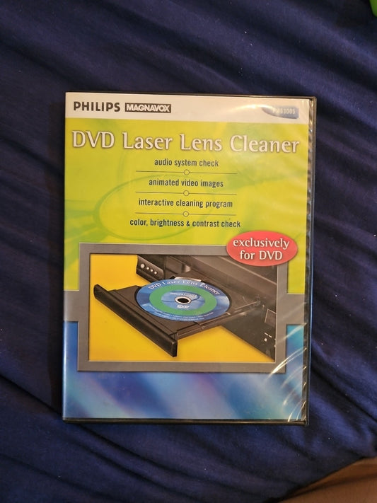 Philips Magnavox DVD Laser Lens Cleaner Cleaning Kit