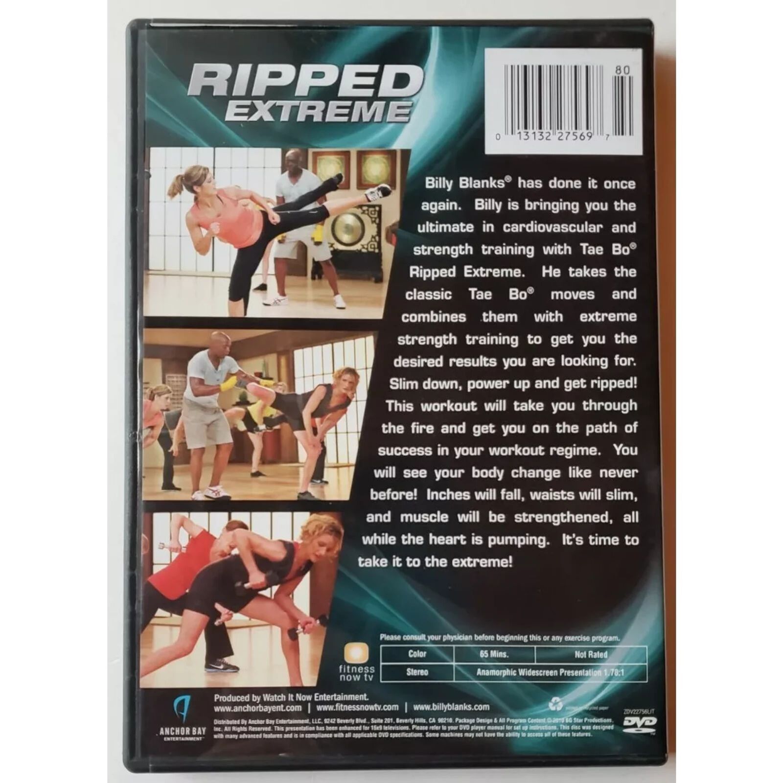 Billy Blanks TaeBo Ripped Extreme (DVD) Brand New Sealed