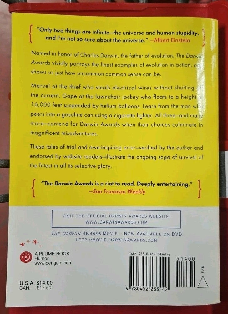 Darwin Awards : Evolution in Action by Wendy Northcutt (2002, Uk-B Format...