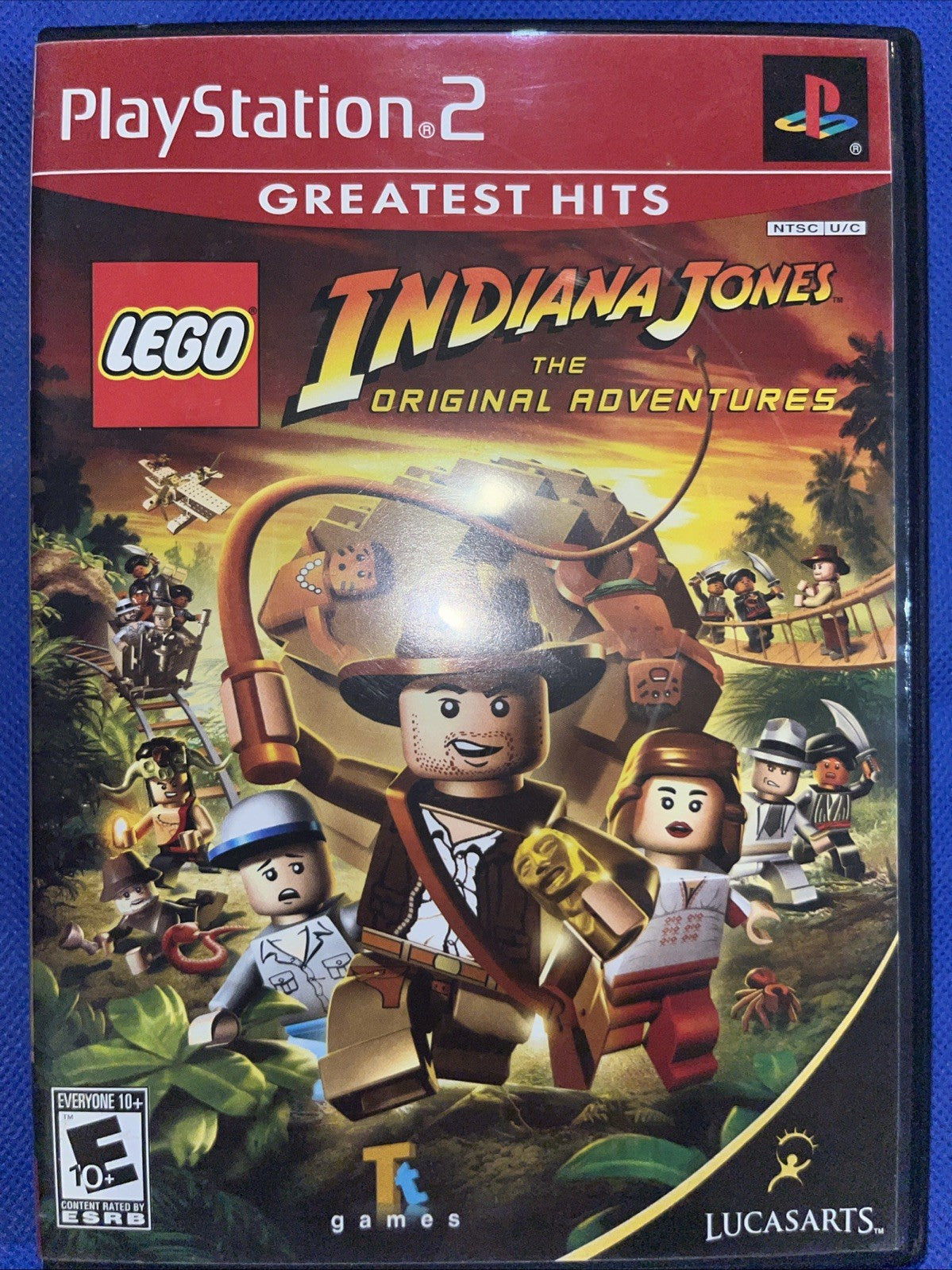 Lego Indiana Jones (PS2) Mint. Tested. No Scratches. New Case. Resealed