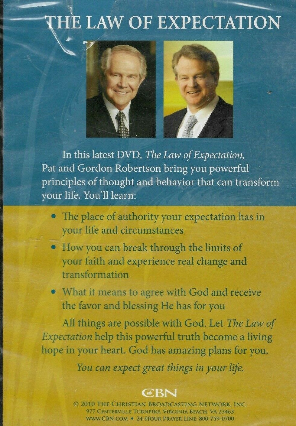 The Law of Expectation (DVD)