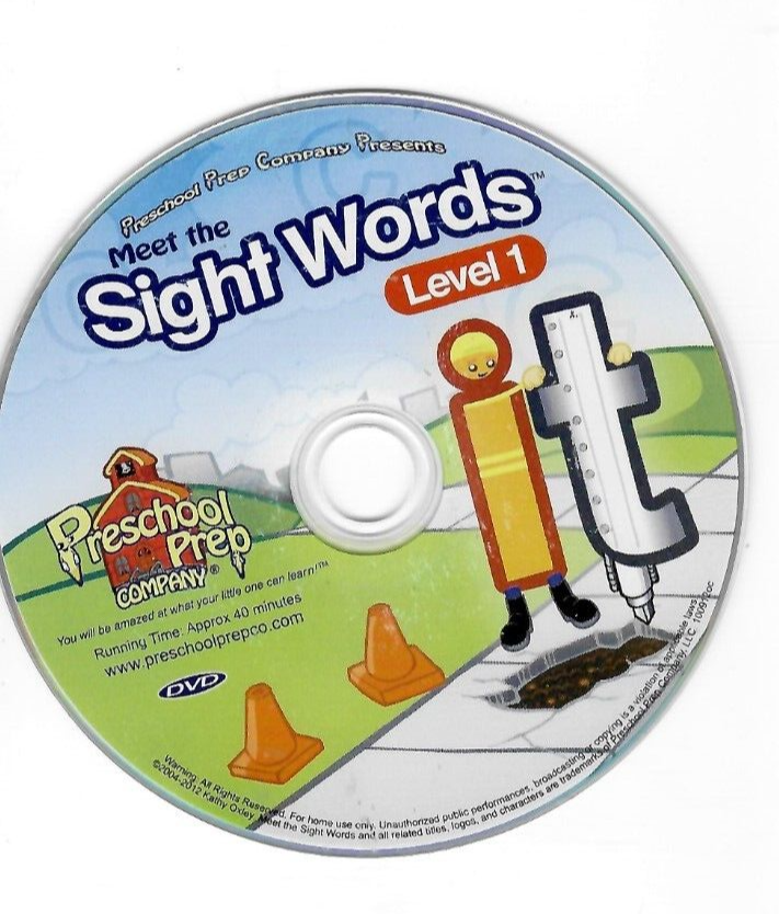 Preschool Prep Series: Meet the Sight Words, Level 1 (DVD, 2009)