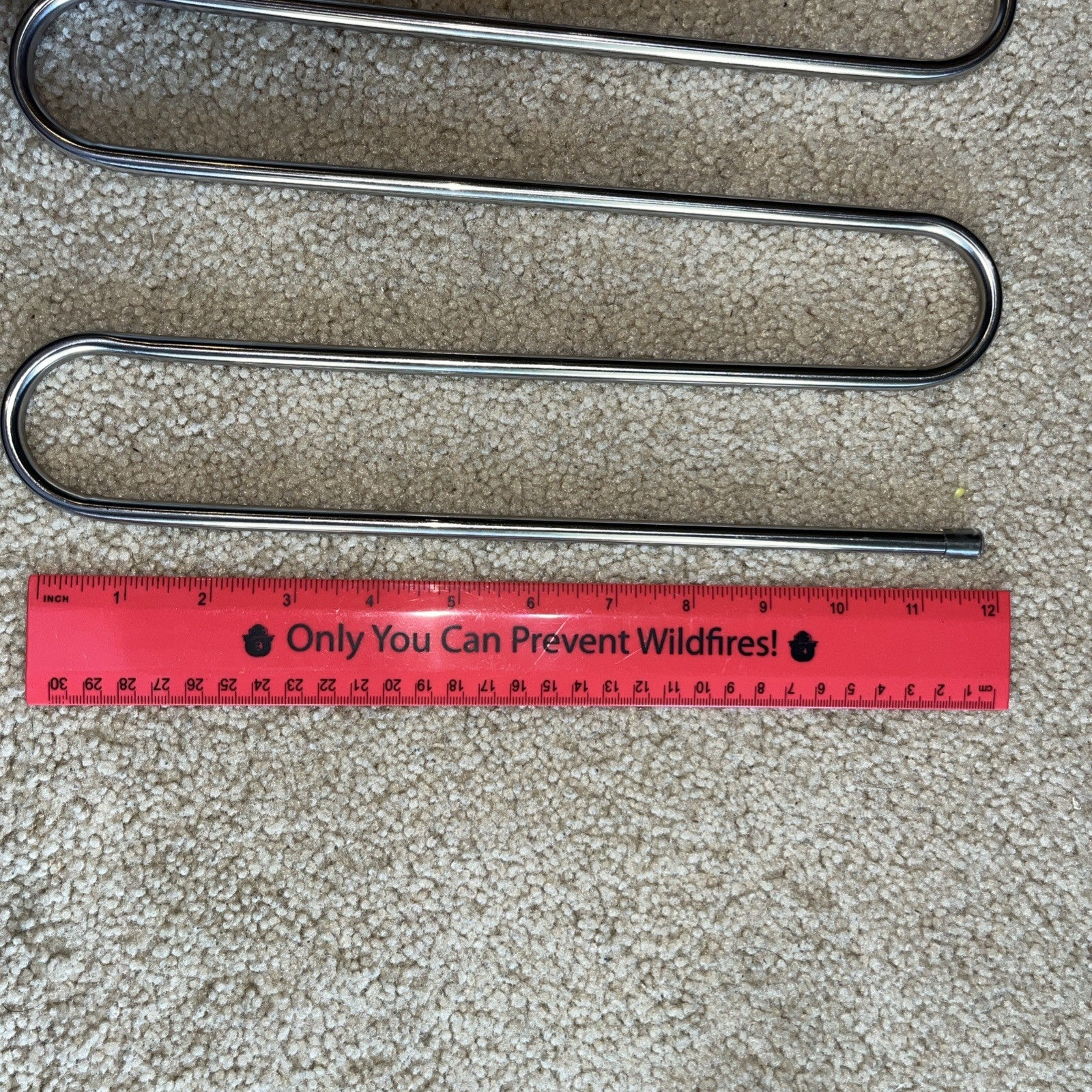 4 Pack Metal Multi Pants Hangers Space Saving- 3 Tier Space Saving Hangers