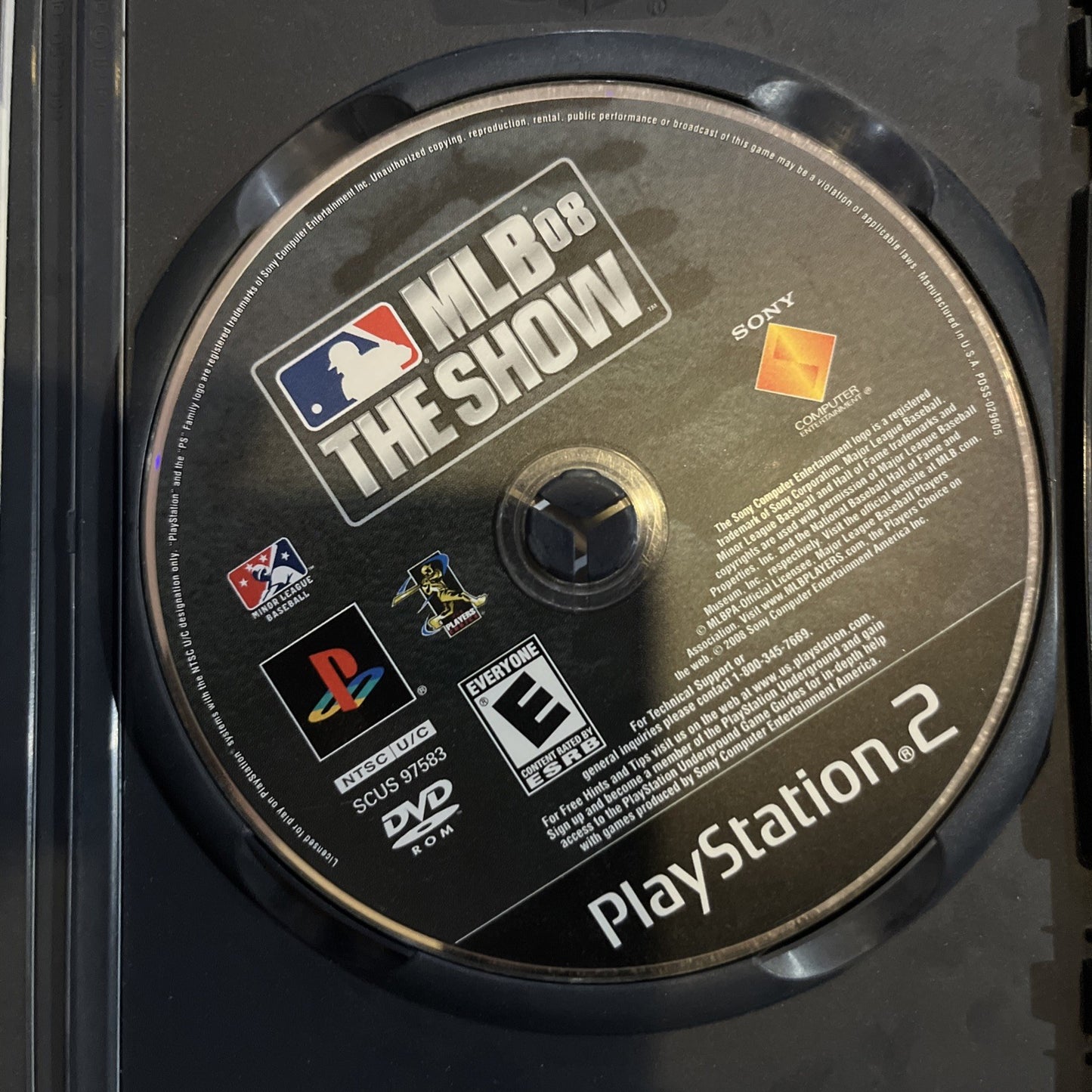 MLB 08: The Show (Sony PlayStation 2, 2008)
