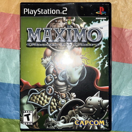 Maximo: Ghosts to Glory (PS2) Manual. Tested. Original Case