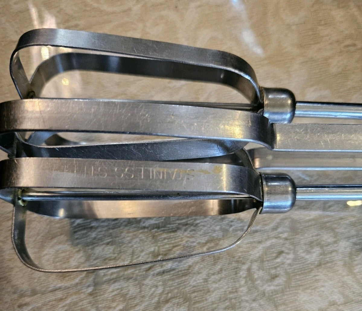 EKCO Flint Hand Mixer 1946-1952 Vintage/Rare. All Stainless + "Arrow" Logo