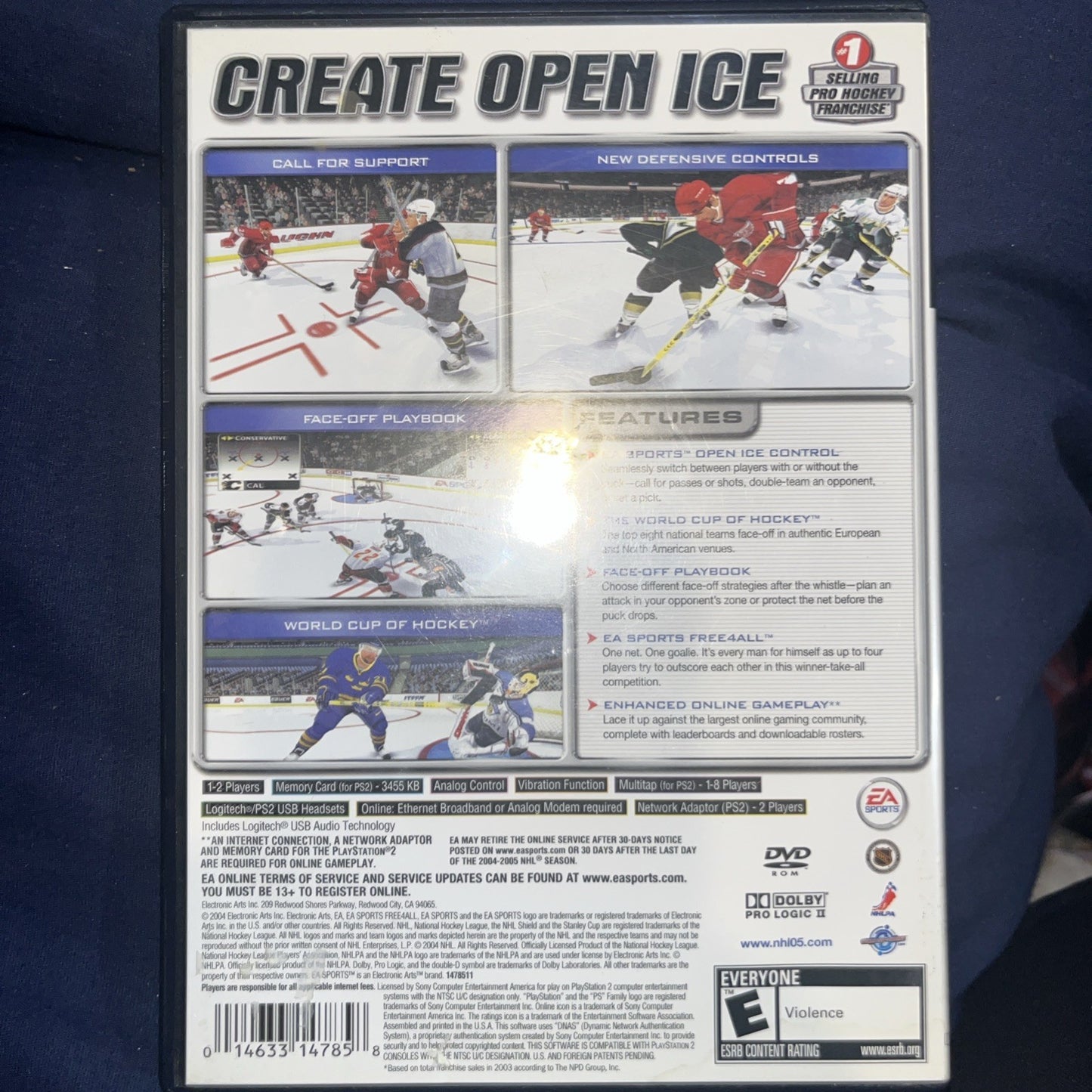 NHL 2005 (Sony PlayStation 2, 2004)